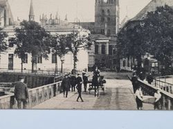 Vykort Malmö. Norra Wallgatan, 1913