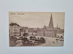 Vykort Malmö Stortorget 1912