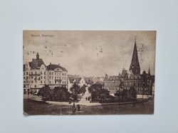 Vykort Malmö, Stortorget 1922