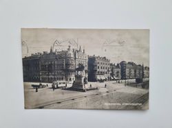 Vykort Helsingborg. Järnvägsgatan 1920