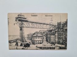 Vykort Stockholm Katarinahissen 1910