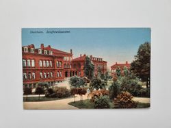 Vykort Stockholm Serafimerlasarettet 1915