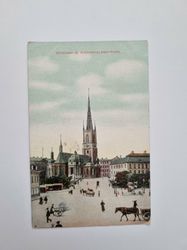 Vykort Stockholm Riddarholmskyrkan 1908