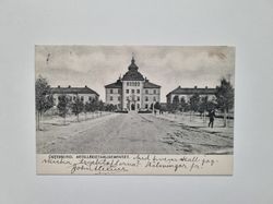 Vykort Östersund. Artillerietablisementet