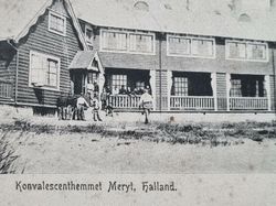 Vykort Konvalescenthemmet Meryl, Halland 1904