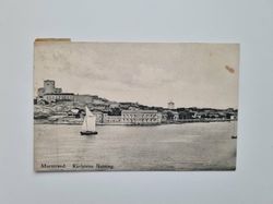 Vykort Marstrand. Karlstens fästning 1909