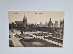 Vykort Dresden. Zwinger