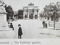 Vykort PARIS. Tuilerieträdgården