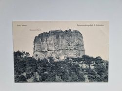 Vykort Sächs. Schweiz. Schrammsteingebiet b. Schandau