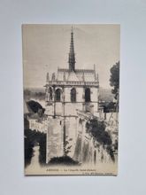 Vykort Amboise. Kapellet Saint-Hubert