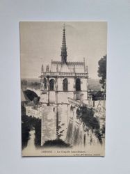 Vykort Amboise. Kapellet Saint-Hubert