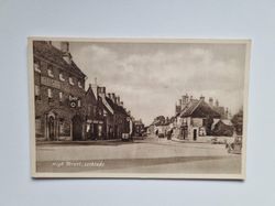 Vykort High Street, Lechlade.