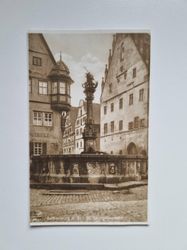 Vykort Rothenburg ob. I. St. George Brunnen