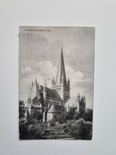 Vykort Trondhjems Domkirke 1914