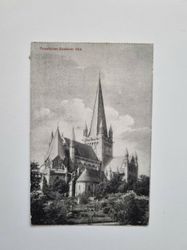 Vykort Trondhjems Domkirke 1914
