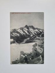 Vykort Eismeer mit Schreckhorn