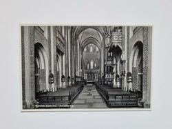 Vykort Roskilde Domkirke - Hovedskibet
