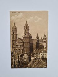 Vykort Worms. Dom St. Peter