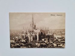 Vykort Panorama Milano