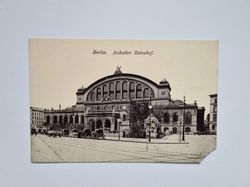 Vykort Berlin. Anhalter Bahnhof