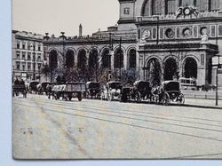 Vykort Berlin. Anhalter Bahnhof