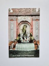 Vykort Polen. Stettin. BERLINER TOR MIT FELDERHOFF BRUNNEN.