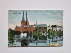 Vykort Lübeck. Dem und Museum