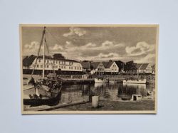 Vykort Danmark. Havner Svaneke.