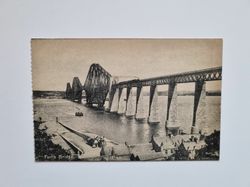 Vykort Forth Bridge.