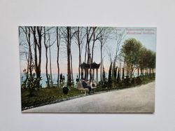 Vykort Ryssland. Sotchi. Parc d'Ermolov, le pavillon chinois