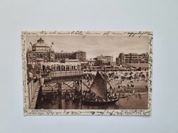 Vykort Scheveningen bij de Plezierboot