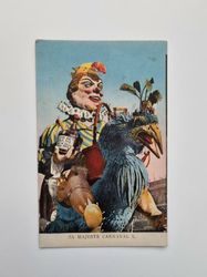 Vykort SA Majeste Carnaval, 1928