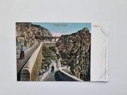 Vykort Capri. Strada Krupp.