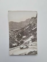 Vykort Bil på slingrande väg nära Carretera de Soller Mallorca