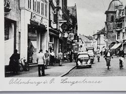 Vykort Oldenburg i. O. Langestrasse