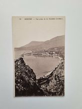 Vykort MENTON. Vue prise de la Frontière italienus.