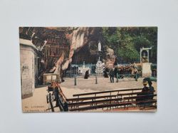 Vykort Frankrike. Lourdes, La Grotte