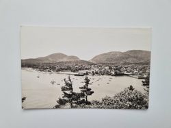 Vykort Bar Harbor and Mountains