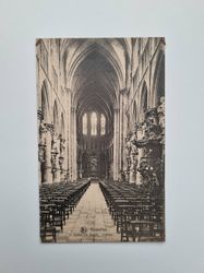 Vykort Bryssel. St. Michael och St. Gudula katedralen