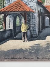 Vykort Schweiz. Beatushöhlen am Thunersee