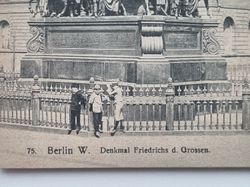 Vykort Berlin W. Denkmal Friedrichs d. Grossen