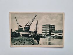 Vykort Polen. Gdynia, hamnen