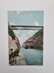Vykort Korinthkanalen. CORINTHE Le Canal de Corinthe.