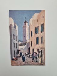Vykort MOROCCO A Street to MOGADOR