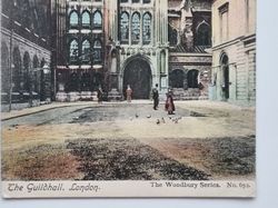 Vykort The Guildhall, London