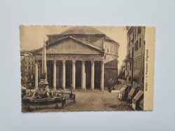 Vykort Italien. ROMA II Pantheon d'Agrippa
