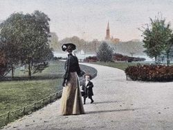 Vykort Tyskland. Hamburg Uhlenhorst