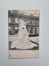 Vykort Paris. Le Louvre. Le monument de Meissonier