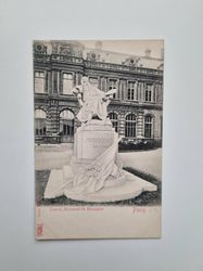 Vykort Paris. Le Louvre. Le monument de Meissonier