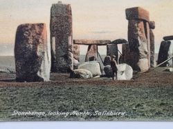 Vykort Stonehenge, looking North, Salisbury